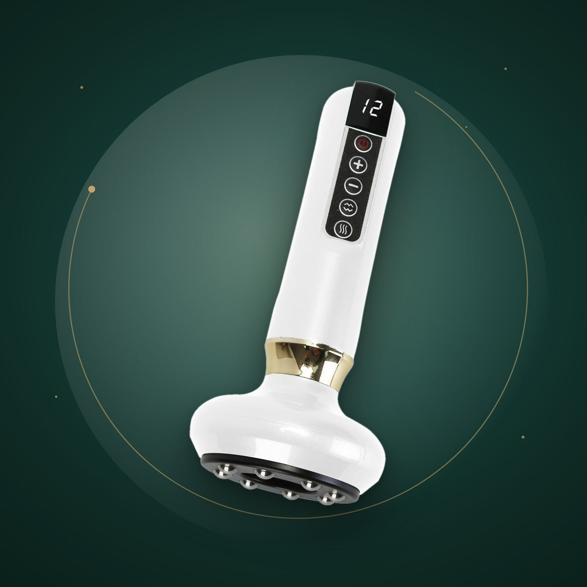 Satinlune 3-in-1 anti-cellulite massager in white