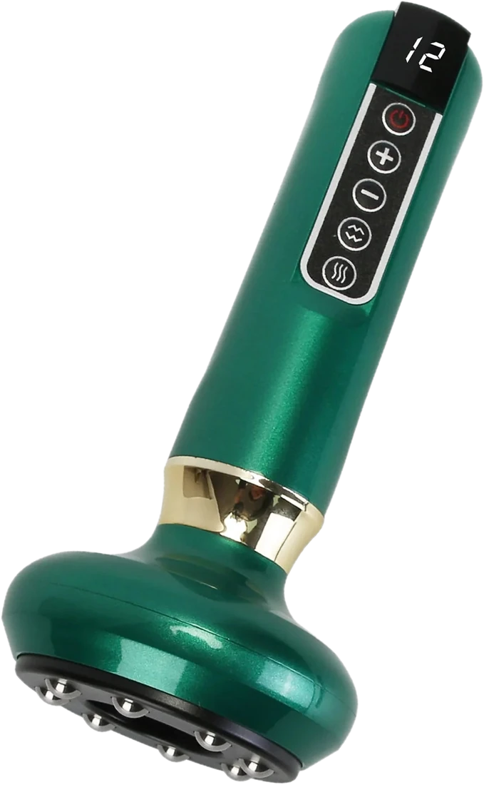The green Satinlune 3-in-1 massager